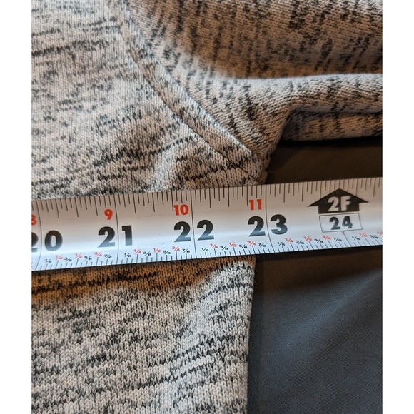 Cowboy Hardware Men's 1/4 Zip Fleece Pullover LARGE Western Sweater Jacket - Picture 7 of 8